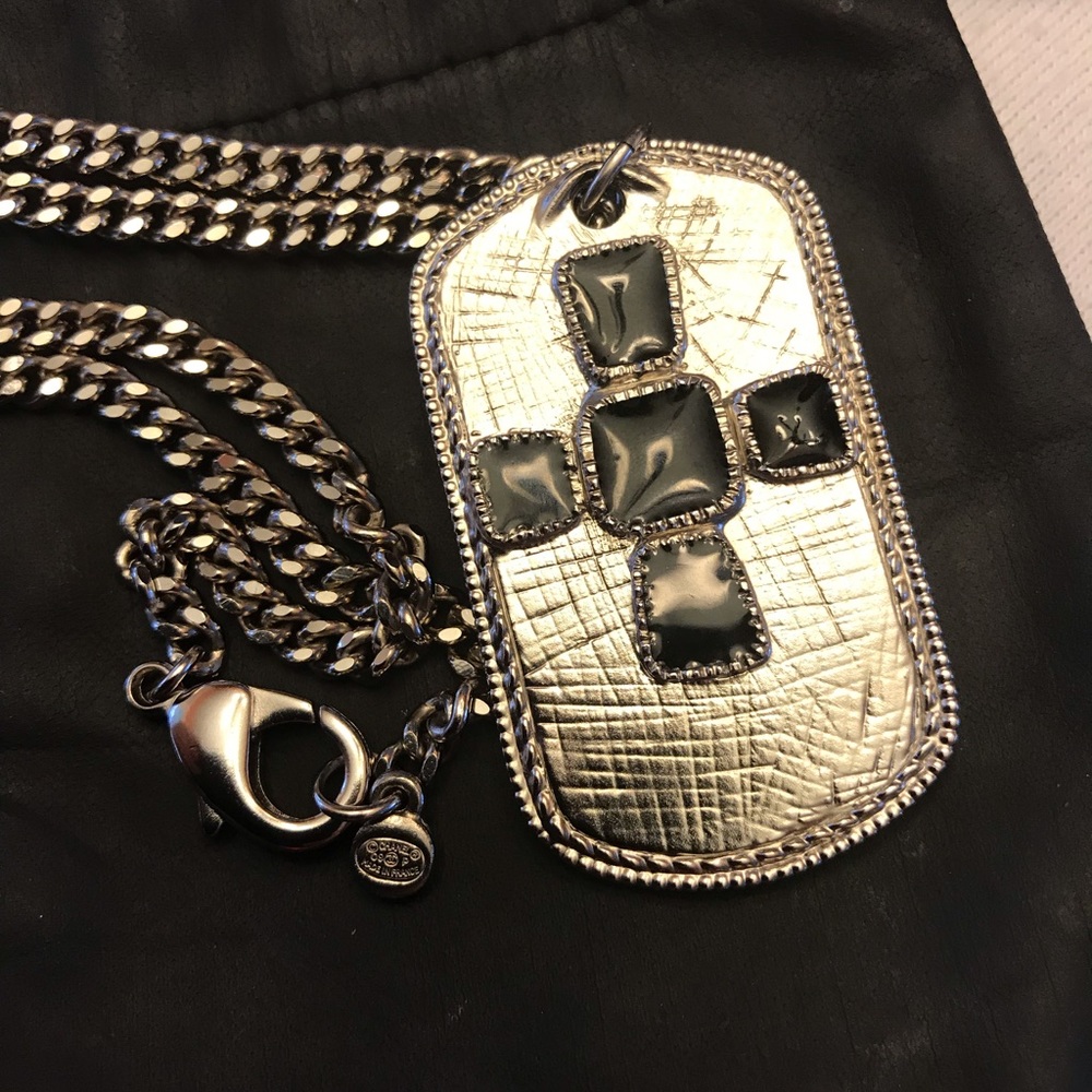 Chanel Dog Tag Necklace